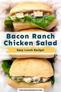 Bacon Ranch Chicken Salad – The Cookie Rookie®