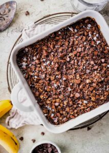 Chocolate Banana Baked Oatmeal – Two Peas & Their Pod