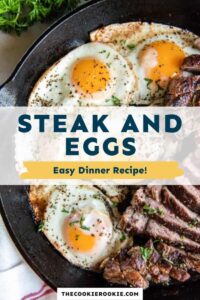 Steak and Eggs – The Cookie Rookie®