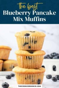 Blueberry Pancake Mix Muffins – The Cookie Rookie®