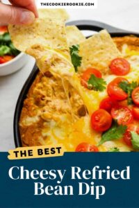 Cheesy Refried Bean Dip – The Cookie Rookie®