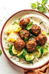 Greek Meatballs Recipe | Gimme Some Oven