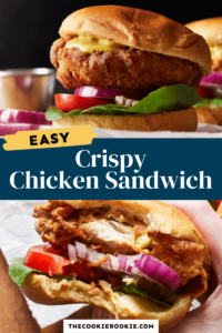 Crispy Chicken Sandwich – The Cookie Rookie®