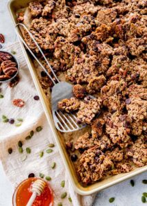 Chocolate Chip Cookie Granola Clusters