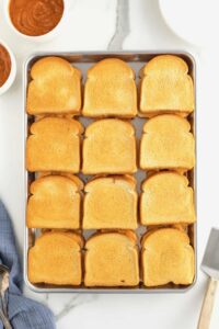 Sheet Pan Grilled Cheese Sandwiches