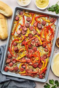 Sausage and Peppers – Two Peas & Their Pod