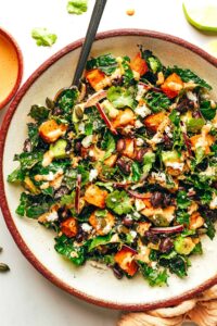 Sweet Potato Avocado Kale Salad Recipe