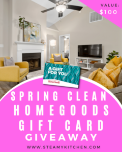 $100 Spring Clean Home Goods Giveaway • Steamy Kitchen Recipes Giveaways