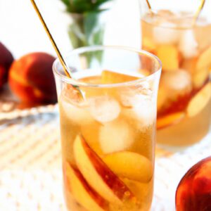 Food Playlist | Refreshing Summer Sip: Sparkling Peach Tea Recipe