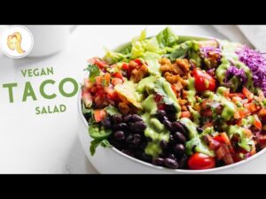 Food Playlist | Quick and Easy Vegan Taco Salad Recipe for a Delicious Lunch