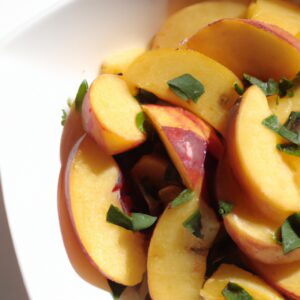 Food Playlist | Summer Peach Salad Recipe: A Perfect Refreshing Delight