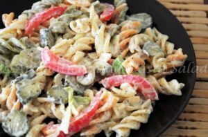 Tricolor Rotini pasta Salad – Eat With Your Eyes