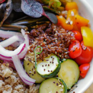 Food Playlist | Delicious and Healthy: Quinoa and Vegetable Buddha Bowl Lunch Recipe