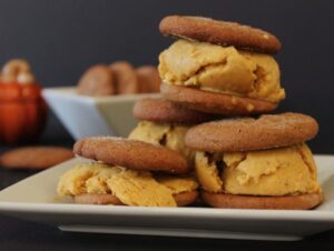 Ginger Snap and Pumpkin Ice Cream Sandwiches – Eat With Your Eyes