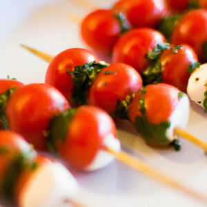 Mouthwatering Mini Caprese Skewers: The Perfect Appetizer for Any Occasion
