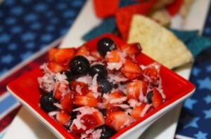 Red, White, and Blue Fruit Salsa – Eat With Your Eyes