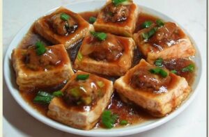 Pan-Fried Stuffed Tofu With Oyster Sauce – Eat With Your Eyes