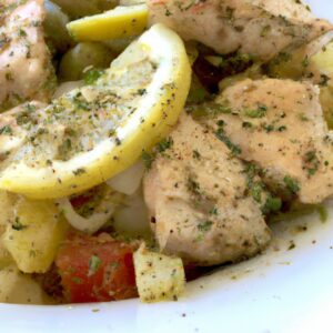 Try this Tasty Greek Salad with Lemon-Oregano Chicken – Orektiko
