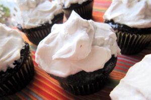 Chocolate Cupcakes with Vanilla Whipped Cream Frosting – Eat With Your Eyes