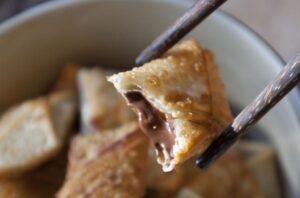 Fried Xocai Healthy Chocolate Stuffed Wontons – Eat With Your Eyes
