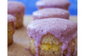 Lemon Curd Layered Cupcakes With Strawberry Frosting – Eat With Your Eyes