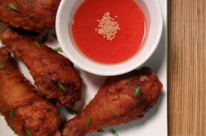 Spicy Fried Chicken w Sweet Chili Sauce – Eat With Your Eyes