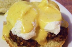 The Benedict Burger – Eat With Your Eyes