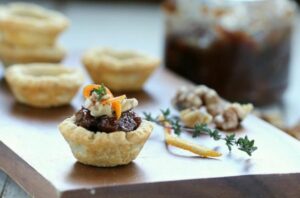 Blue Cheese Tartlets With Fig Jam and Walnuts – Eat With Your Eyes