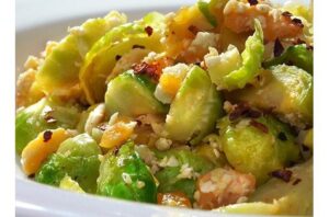 Brussels Sprouts With Salted Eggs – Eat With Your Eyes