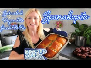 A Greek Vegan Spinach and Feta Pie Recipe – Orektiko